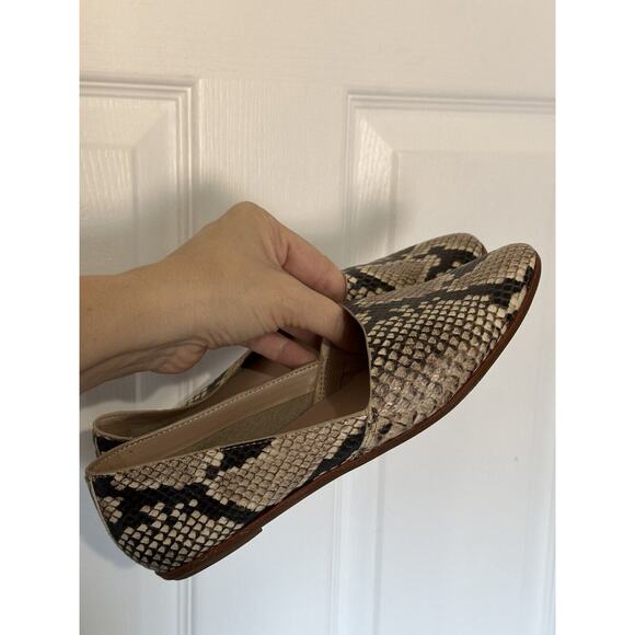 ALDO Blanchette Flats Pointed toe Loafer Snake Print Women’s Size 6 36 - Picture 3 of 10